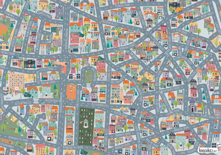 Hamburg Ottensen Spielteppich