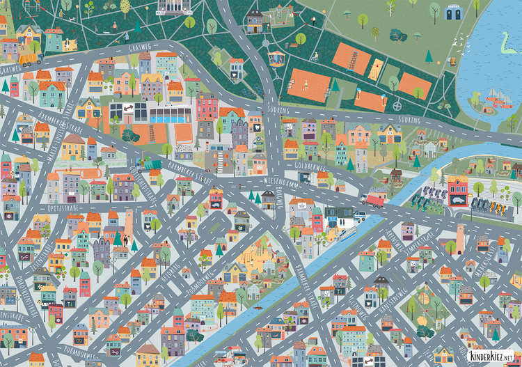 Hamburg Winterhude Spielteppich