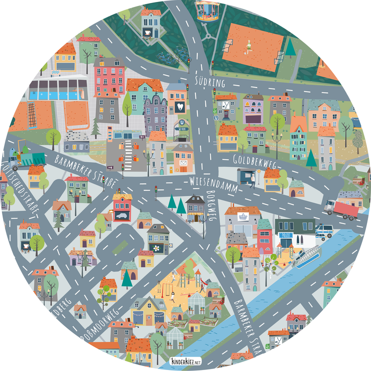 Hamburg Winterhude Spielteppich