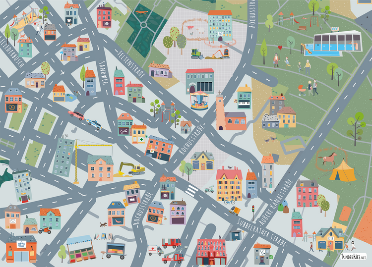 Köln Ossendorf Spielteppich