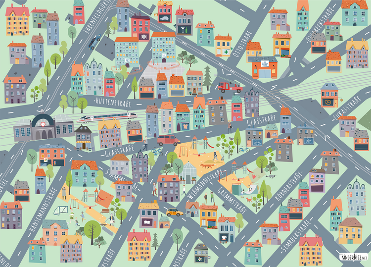 Köln Ehrenfeld Bahnhof Spielteppich