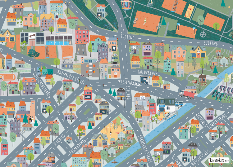 Hamburg Winterhude Spielteppich