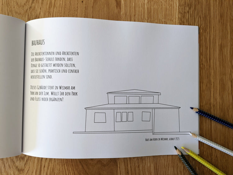 Malbuch Architektur