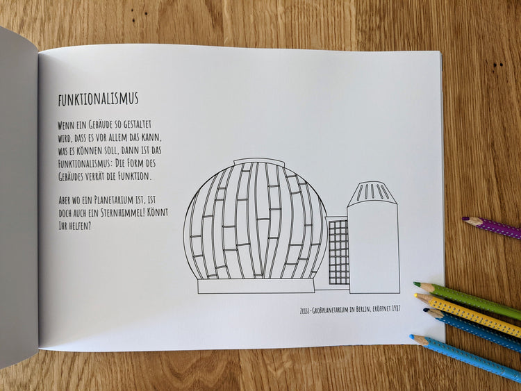 Malbuch Architektur
