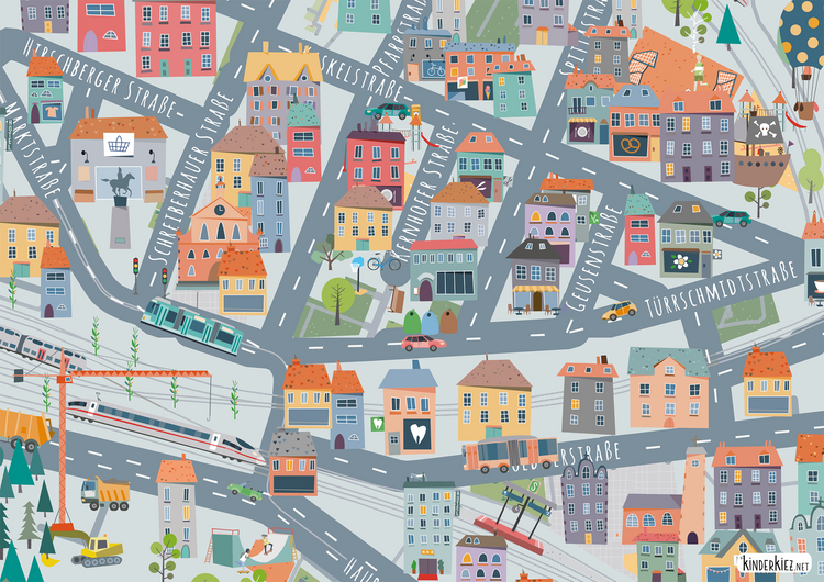 Berlin Kaskelkiez Spielteppich