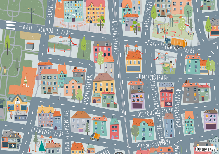 München Schwabing Spielteppich