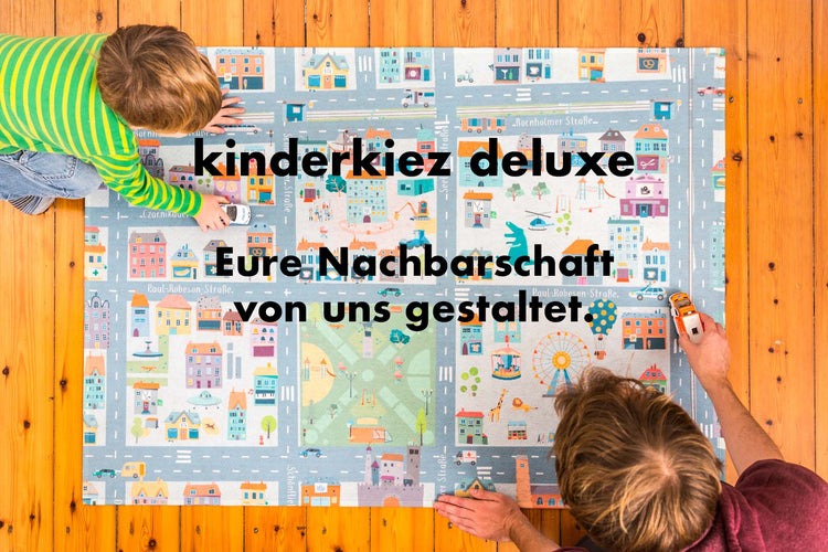 kinderkiez Spielteppich deluxe M rund 100cm Ø - NUR FÜR KITAS