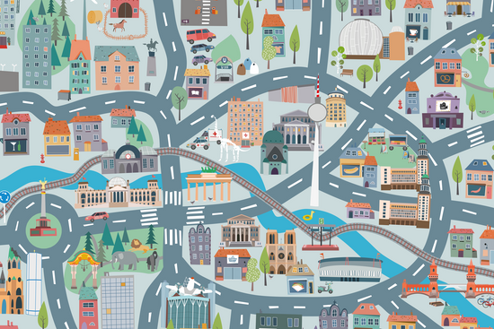 Metropolis Berlin Spielteppich